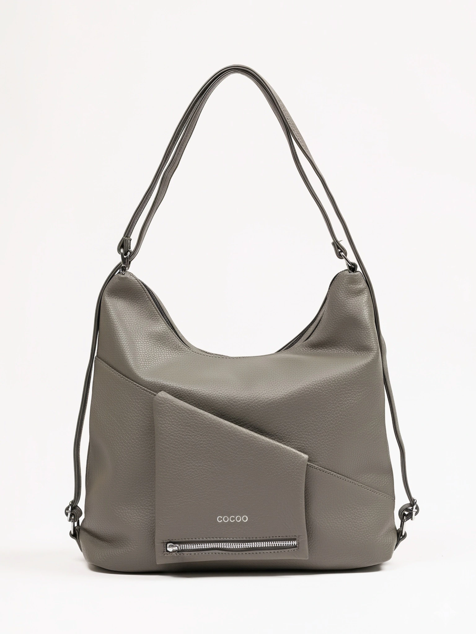 Сумка-шоппер  с регулируемыми ручками, откидным карманом и цепочкой в ассортименте